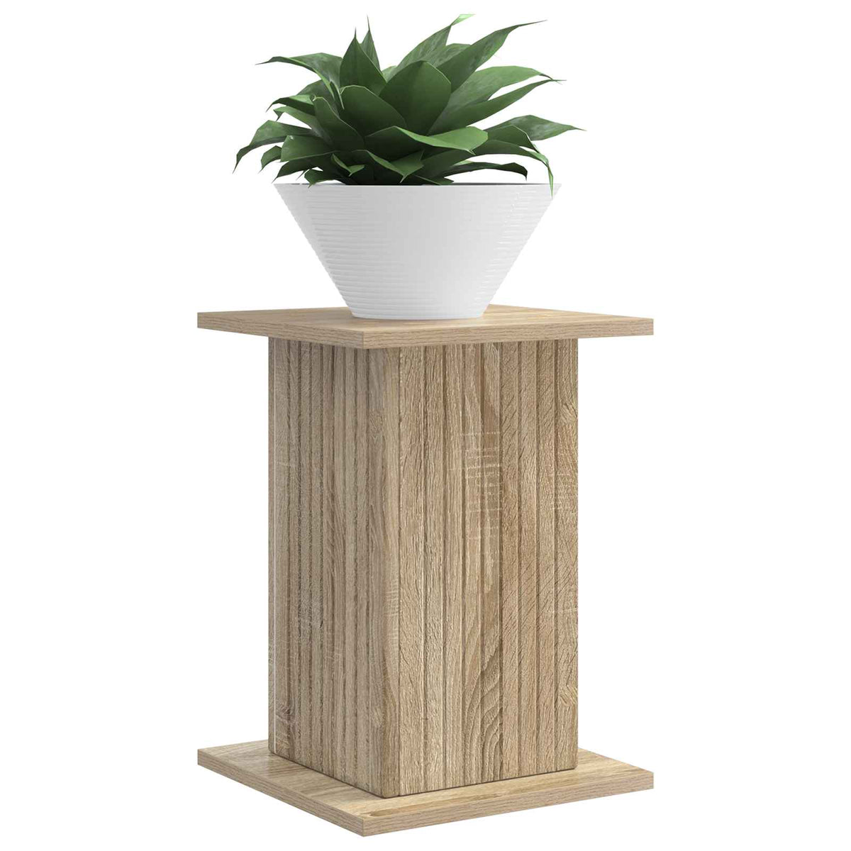 Vidaxl plantenstandaard 2 st sonoma eiken 30,5 x 30 x 43 cm