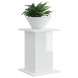 Vidaxl plantenstandaard 2 st hoogglans wit 30,5 x 30 x 43 cm