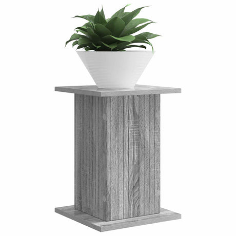 Vidaxl plantenstandaard grijs sonoma 30,5 x 30 x 43 cm bewerkt hout