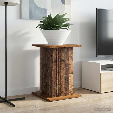 Vidaxl plantenstandaard oud hout 30,5 x 30 x 43 cm bewerkt hout