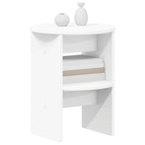 Vidaxl bijzetkast 2 st wit ø40 x 50 cm geconstrueerd hout