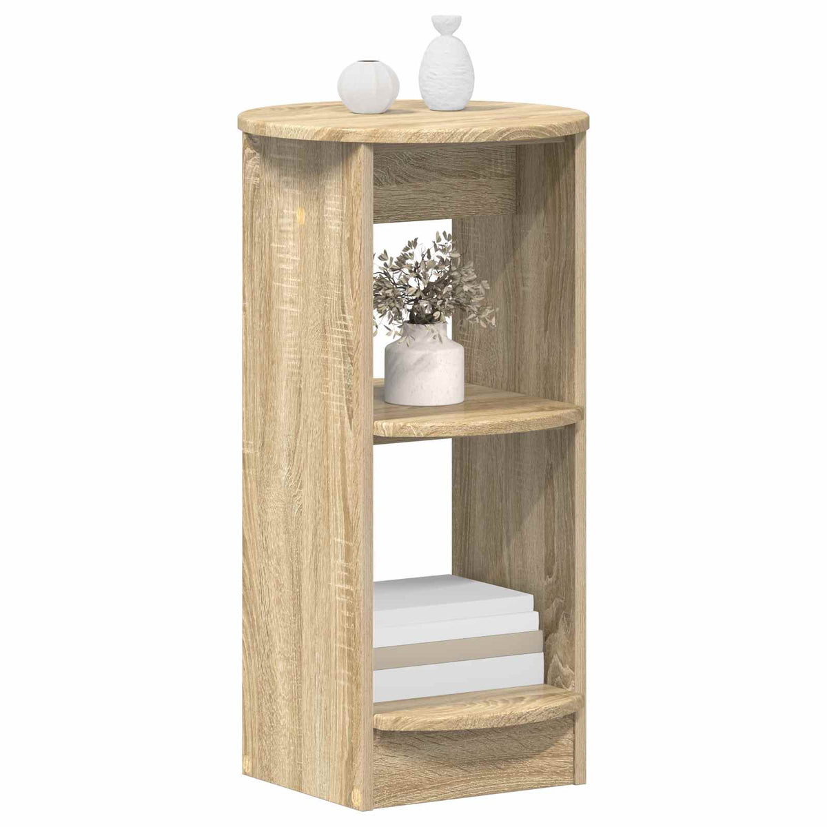 Vidaxl bijzetkast sonoma eiken geconstrueerd hout
