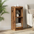 Vidaxl bijzetkast oudhout 40 x 40 x 75 cm geconstrueerd hout
