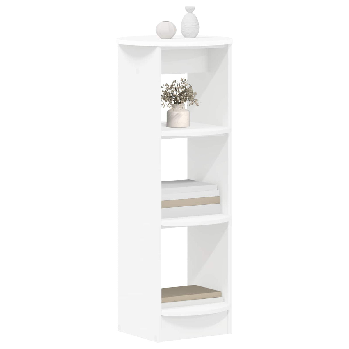 Vidaxl bijzetkast wit 40 x 40 x 100 cm geconstrueerd hout