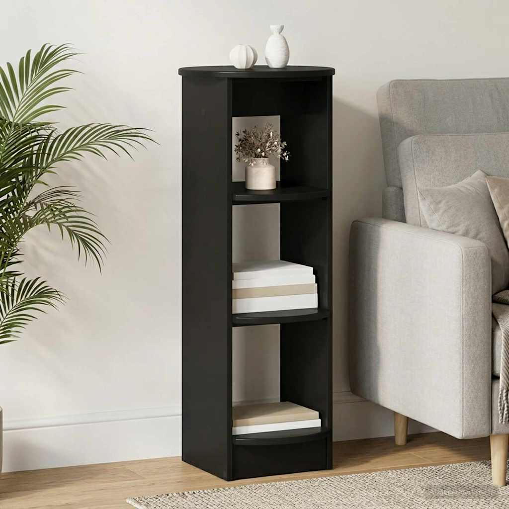 Vidaxl bijzetkast zwart 40 x 40 x 100 cm geconstrueerd hout