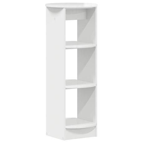 Vidaxl bijzetkast hoogglans wit 40 x 40 x 100 cm geconstrueerd hout