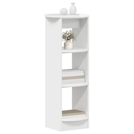 Vidaxl bijzetkast hoogglans wit 40 x 40 x 100 cm geconstrueerd hout