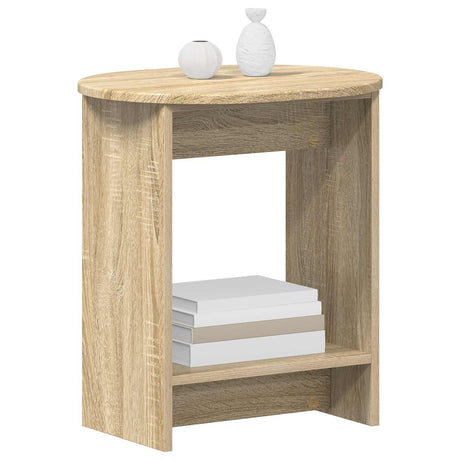 Vidaxl bijzettafel sonoma eiken 50 x 39,5 x 55 cm bewerkt hout