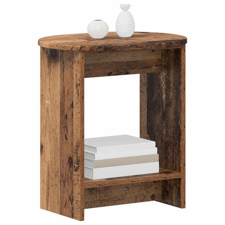 Vidaxl bijzettafel oud hout 50 x 39,5 x 55 cm bewerkt hout