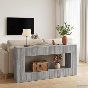 Vidaxl wandtafel grijze sonoma 155 x 29 x 74 cm geconstrueerd hout