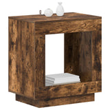 Vidaxl bijzettafel gerookt eiken 60 x 40 x 65 cm bewerkt hout