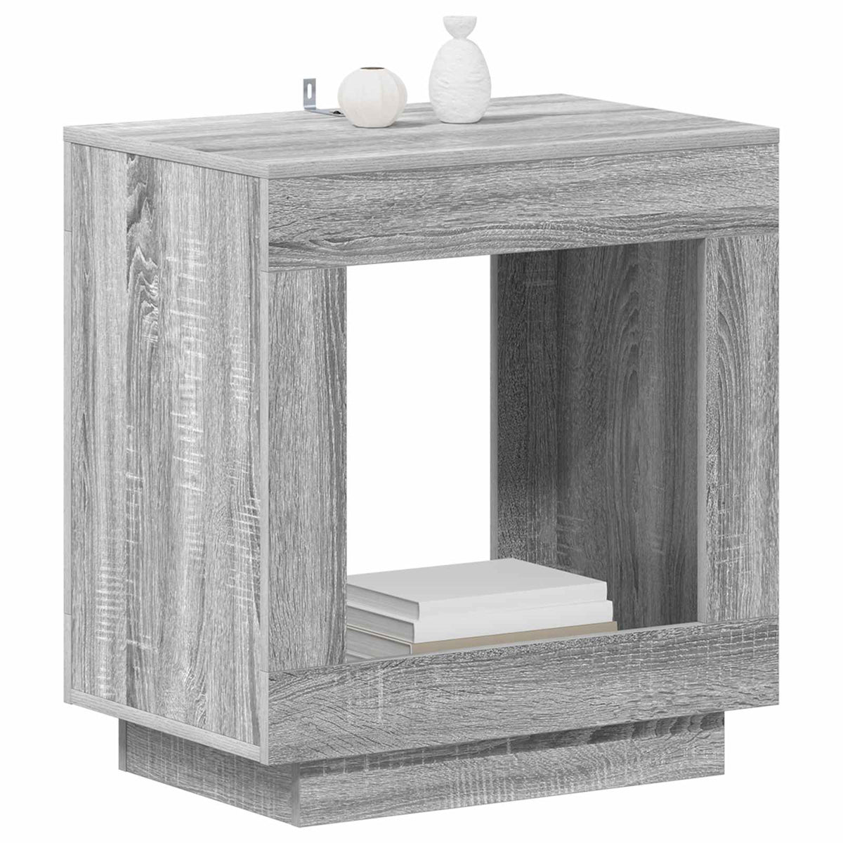 Vidaxl bijzettafel grijs sonoma 60 x 40 x 65 cm bewerkt hout