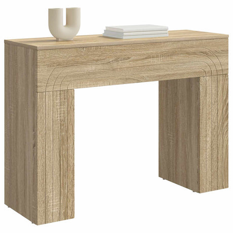 Vidaxl salontafel sonoma eiken 102 x 35 x 75 cm bewerkt hout