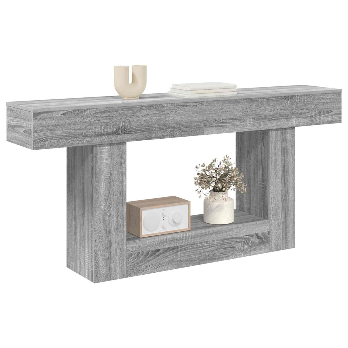 Vidaxl grijze sonoma 160 x 30 x 74 cm