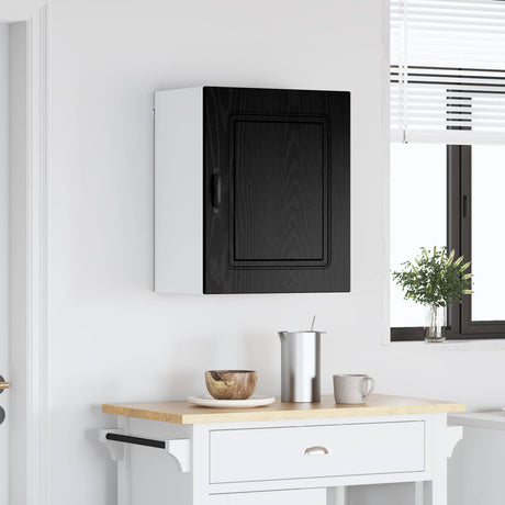 Vidaxl vaatwasserpaneel kalmar zwart eiken 50 x 31 x 60 cm