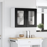 Vidaxl vaatwasserpaneel kalmar zwart eiken 80 x 31 x 60 cm