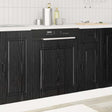 Vidaxl vaatwasserpaneel kalmar zwart eiken 60 x 1,5 x 57 cm