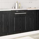 Vidaxl vaatwasserpaneel kalmar zwart eiken 60 x 1,5 x 57 cm
