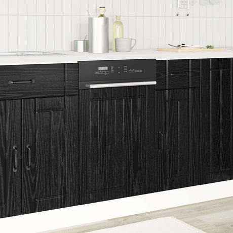 Vidaxl vaatwasserpaneel lucca zwart eiken 45 x 1,5 x 57 cm