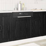 Vidaxl vaatwasserpaneel porto zwart eiken 60 x 1,5 x 57 cm