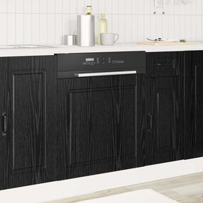 Vidaxl vaatwasserpaneel porto zwart eiken 60 x 1,5 x 57 cm