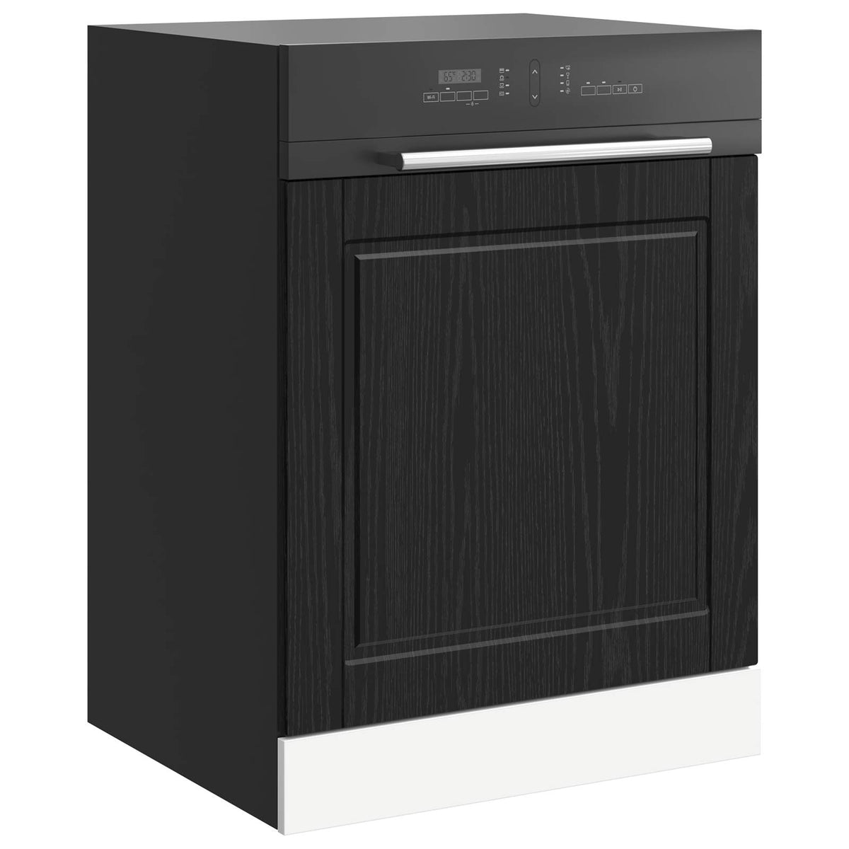 Vidaxl vaatwasserpaneel porto zwart eiken 60 x 1,5 x 57 cm