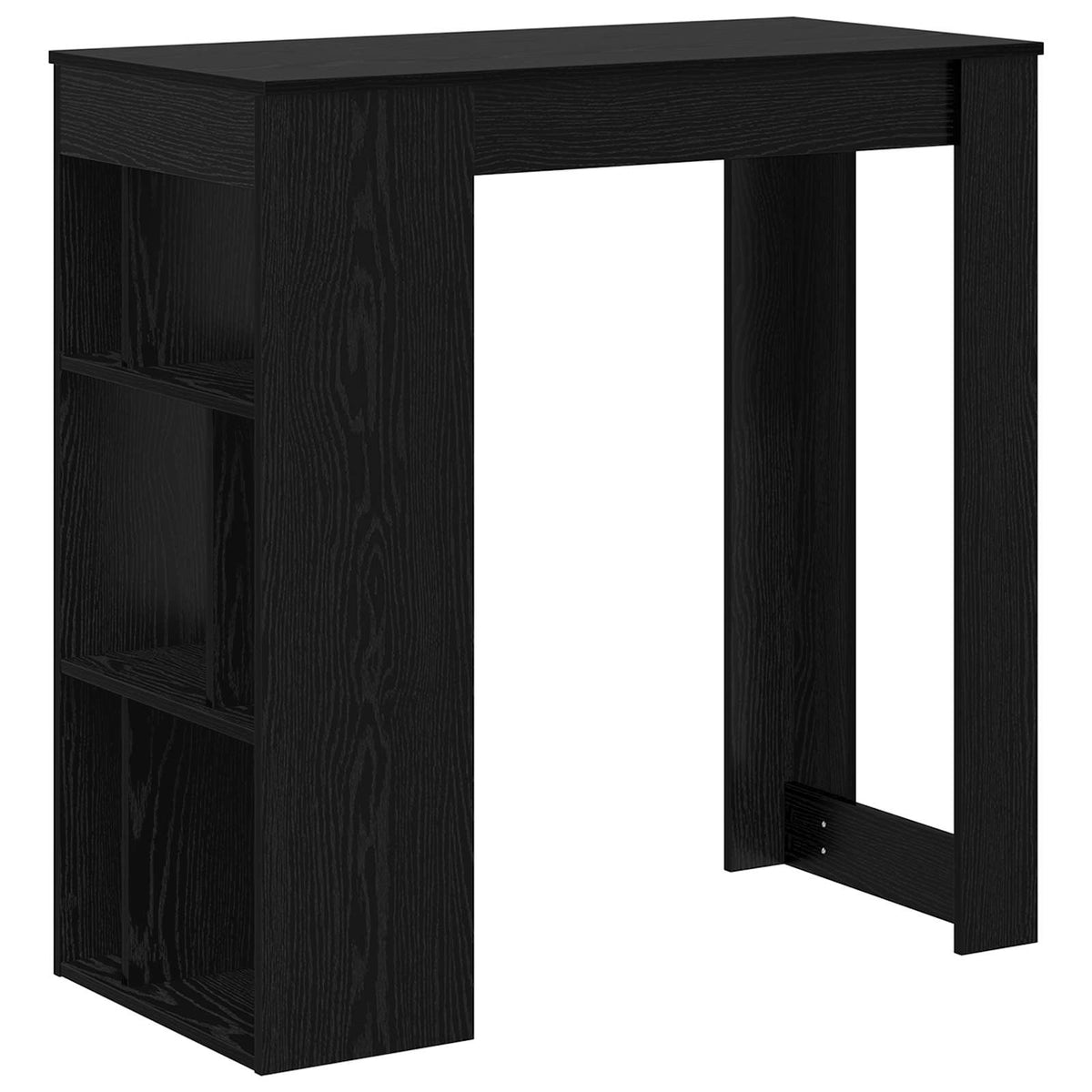 Vidaxl bartafel 102 x 50 x 103,5 cm bewerkt hout zwart eiken