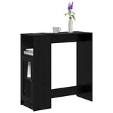 Vidaxl bartafel 101 x 40 x 103,5 cm bewerkt hout zwart eiken