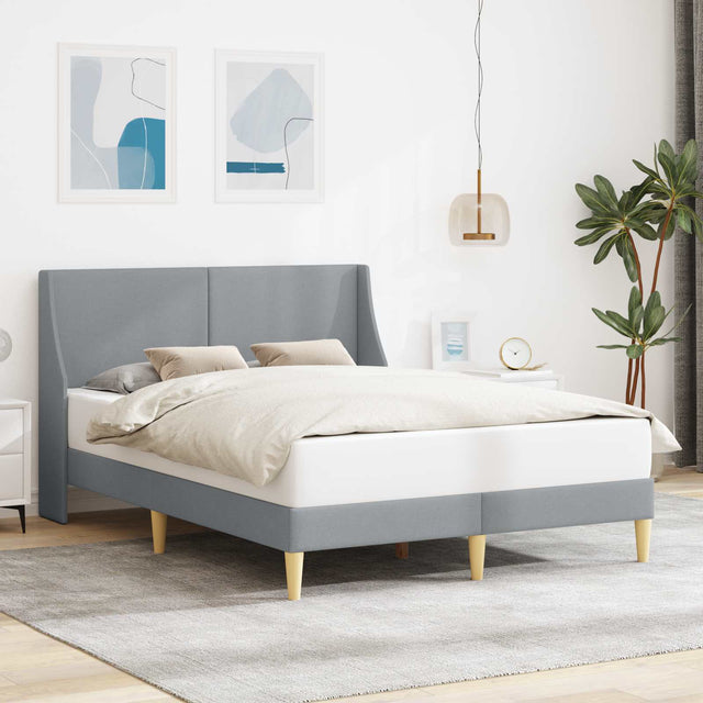 Vidaxl bedframe effen met hoofdeinde aansluitplaat