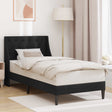 Vidaxl bedframe met hoofdeinde zwart 90 x 200 cm fluweel