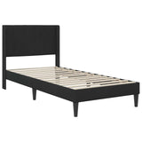 Vidaxl bedframe met hoofdeinde zwart 100 x 200 cm fluweel
