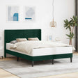 Vidaxl bedframe met hoofdeinde donkergroen 120 x 200 cm fluweel