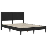 Vidaxl bedframe met hoofdeinde zwart 140 x 190 cm fluweel