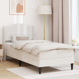 Vidaxl bedframe met hoofdeinde wit 80 x 200 cm kunstleer