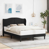 Vidaxl bedframe met hoofdeinde zwart 120 x 190 cm kunstleer
