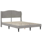 Vidaxl bedframe met hoofdeinde lichtgrijs 120 x 190 cm fluweel