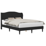 Vidaxl bedframe met hoofdeinde zwart 140 x 190 cm fluweel