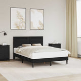 Vidaxl bedframe met led-stripverlichting zwart 120 x 200 cm kunstleer