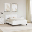 Vidaxl bedframe met led-stripverlichting wit 140 x 200 cm kunstleer