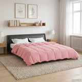 Vidaxl vol jaar dekbed 200 x 240 cm 4 seizoenen roze ademend