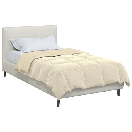 Vidaxl vol jaar dekbed 135 x 220 cm 4 seizoenen crèmekleurig ademend