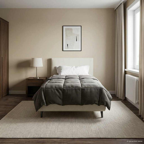 Vidaxl winter dekbed 140 x 220 cm winter microfiber (100% polyester)