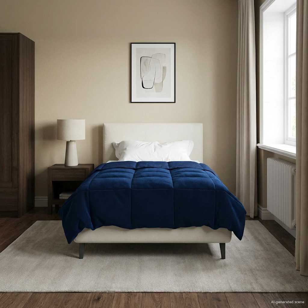 Vidaxl winter dekbed 140 x 200 cm winter microfiber (100% polyester)
