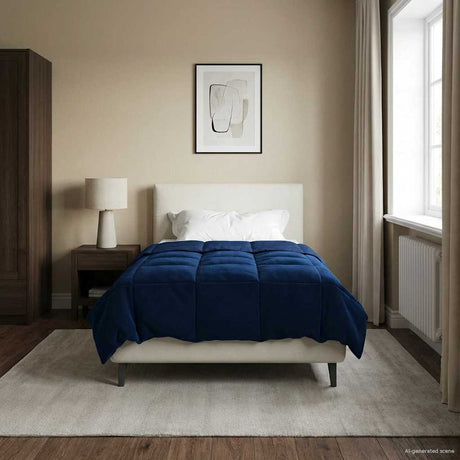 Vidaxl winter dekbed 140 x 200 cm winter microfiber (100% polyester)