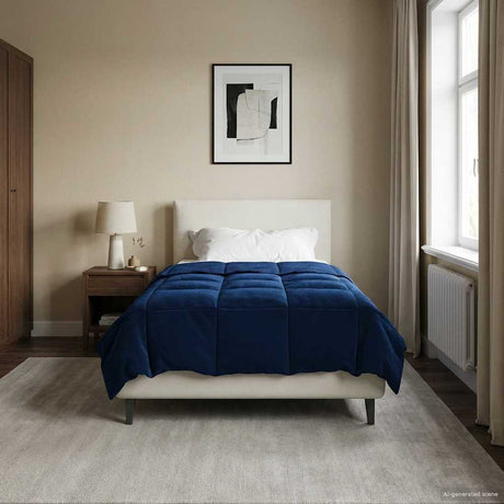 Vidaxl winter dekbed 155 x 220 cm winter microfiber (100% polyester)