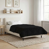 Vidaxl zomer dekbed 155 x 200 cm zomer zwart ademend
