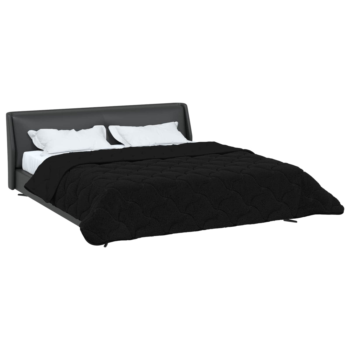 Vidaxl zomer dekbed 200 x 220 cm zomer zwart ademend