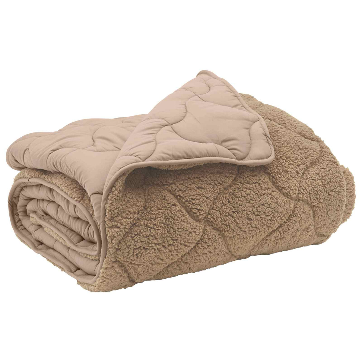 Vidaxl zomer dekbed 200 x 200 cm zomer taupe ademend