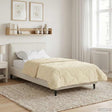 Vidaxl zomer dekbed 135 x 220 cm zomer crèmekleurig ademend