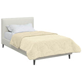 Vidaxl zomer dekbed 155 x 220 cm zomer crèmekleurig ademend